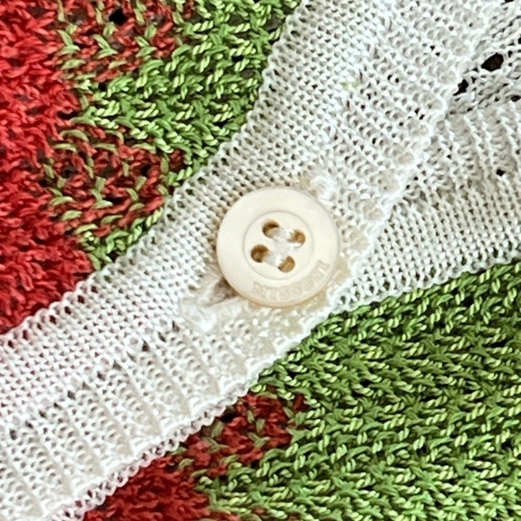 Missoni Collectible Vintage patchwork Cardigan Sweater, Y2K Limited Edition, S/M - Picture 7 of 14